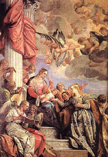 Paolo  Veronese The Marriage of St Catherine Sweden oil painting art